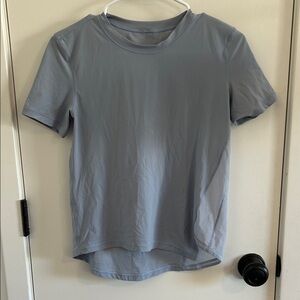 lululemon athletica Sky Blue Short Sleeve Tee